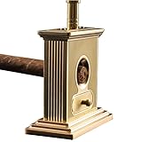 WEIMILOR Tisch-Guillotine-Zigarrenschneider mit Schublade für Schnitte, Vierfach-Tisch-Zigarrenschneider, gebürstetes Finish, für 52 und 60 Ringmaß