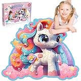 Dislocati Einhorn Geschenke für Mädchen, Puzzle ab 3-9 Mädchen Geschenk Mädchen 3-9 Jahre Bodenpuzzle Einhorn Spielzeug ab 3-9 Jahre Mädchen Geschenke 3-9 Jahre