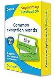 Common Exception Words Flashcards: Ideal for home learning (Collins Easy Learning KS1)