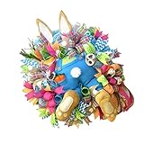 Alipis 1stk Künstliche Girlande Ornamente Dudelsack Osterkranz Frühlingskranz Bausatz -türkranz Aufblasbares Kostüm Lustig Niedlich Kieselstein Hausdekoration Heim Baumwolle Colorful