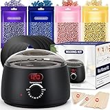 Wachsset Waxing set Wachsmaschine digitalanzeige: Wax Maschine | Wachswärmer digitalanzeige temperatur -Warmwachs | enthaarungswachs für den ganzen Körper Bikini Augenbrauen Gesicht Damen Herren