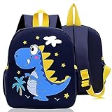 KNBMCAV Dinosaurier-Schultasche, Kinderrucksack, Kindergarten Rucksack, Jungen Schultasche Dinosaurier, Nylon Rucksack Wasserdichter, Dinosaurier Rucksack