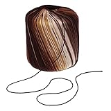 1 Rolle Saftiger Spitzenfaden decken blanket knitting wool farbverlaufsgarn Strickgarn Baumwollgarn häkeln Strickmaschine Häkelgarn Baumwollgarn mit Farbverlauf Brown NUOBESTY