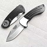 Klappmesser 7.9' Schweres taschenmesser Robust mit hoher Härte & D2 stahl metall, Outdoor Edc Messer Survival Jagdmesser, tragbare camping messer, Scharfes Einhandmesser mit clip, Geschenk für Männer