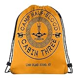 Percy Jackson – Camp Half-Blood – Cabin Three – Poseidon Turnbeutel mit Kordelzug, Weiß, Einheitsgröße
