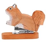 HAPINARY Hefter mini Hefter Büro Stand Handyständer Neuheit Hefter büroorganizer büro organizer büro zubehör büroklammern set hochstihl schreibwaren Hefter süß kleiner Holztacker hölzern