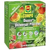 Compo Duaxo Universal Pilz-frei, Bekämpfung von Pilzkrankheiten an Obst, Gemüse, Zierpflanzen und Kräutern, Konzentrat inkl. Messbecher, 75 ml
