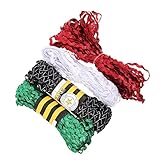 NUOBESTY 4 Rollen Gebogenes Gurtband buntes Zackenband Schleife Blumenstirnbänder Kleiderkanten zierstreifen turgarderobenleiste DIY decor rickrack band handgefertigtes Zackenband Polyester