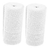 UTHCLO 2 Rollen Schnelltrocknendes Gipsbinden Plaster Cloth zum Modellieren von Berglandschaften DIY Formstoff für Modellbau und Geländegestaltung Stabile Einfach Anzuwendende Gipsbinden