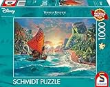 Schmidt Spiele 58030 Thomas Kinkade, Disney, Vaiana, Moana, 1000 Teile Puzzle, Normal