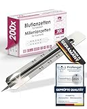 200x Milienlanzetten, Lanzette, sterile spitze Kosmetex Blutlanzette, Einweglanzette
