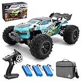X-Verse SG116 MAX 1:16 Ferngesteuertes Auto, 1:16 Wasserdichtes RC Autos, 80KM/H 4WD RC Hohe Geschwindigkeit Offroad mit Bürstenloser Motor für Erwachsene, 3 Batterien
