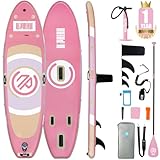 Niphean Stand Up Paddling Board, 305cm Aufblasbare SUP Board mit Stabilen Flossen und Strapazierfähigem Zubehör - Stand Up Paddle, Ideal für Anfänger im Stand Up Paddling und Yoga auf dem Wasser