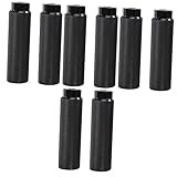POPETPOP 4 Sätze Fahrradpedal Roller Faltpedale Rückseite Kunststück Schlüssel pädiprotect schutzzelt gleitschutz swor tragbare Fahrradhering Kleiner Fahrradpflock Aluminiumlegierung Black