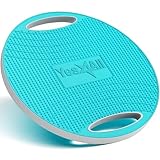 Yes4All EBGL Balance Board inkl, Wackelboard Sport mit Griff und Rutschfester Oberfläche; Wackelbrett Balance Board Ø 40cm - Ø 41cm, Farbenfroher für Ihr Stabilitäts- und Ganzkörpertraining