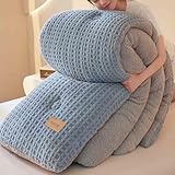 YWQJL Dicke Federdecke Ohne Bezug Schwere Wolldecke Für Winter Warme Daunendecke Mit Steppung Weiche Schlafdecke Aus Plüsch Bettdecken Komfort Steppdecke(#2,150x200cm/2kg)