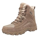 Lidssacde Trekkingschuhe Herren Arbeitsschuhe Herren Wasserdicht Gefüttert Winterarbeitsschuhe Wanderschuhe Wasserdicht Arbeitsschuhe Arbeitsstiefel Winter Sicherheitsschuhe Leicht Turnschuhe