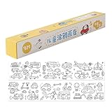 Zeichenpapierrolle für Kinder, Rolle klebriges Zeichenpapier | für Kinder klebriges Zeichnen Kunsthandwerk, erste pädagogische Spielzeuge für