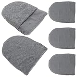 Healvian 5 Stück Autowachs Applikatorpad Ovaler Polierschwamm aus Robustem Material Grau Ergonomisch für Innen und Außenbereich Wachsen Polieren Fahrzeugpflege