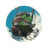 BAMNIE 13 cm x 13 cm für das bewegliche Schloss von Howl, feiner Aufkleber, Surfbrett, Autoaufkleber, Vinylmaterial