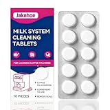 Reinigungstabletten-10 Stück Milchsystemreiniger,Reiniger für Milchaufschäumer,2-in-1 Reinigung & Schutz,Reinigungstabletten für Kaffeevollautomaten,Universal