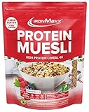 IronMaxx Protein Müsli - Cookies & Chocolate 2kg Beutel | Veganes High Protein Müsli laktosefrei | Reduzierter Zuckergehalt & Low Carb