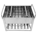 BONKZEBU Edelstahl-Eis Am Stiel-Maker, DIY-Eisform, Einfach zu Bedienen, Große Kapazität für Hausgemachtes Eis, Kreatives Küchengerät, 28 Stück