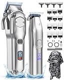 Romanda 2 in 1 Profi Haarschneidemaschine Set, Clipper Haarschneider Herren Pflegesets, Barttrimmer Haartrimmer Bartschneider, Friseur Haarschneidemaschine Profi