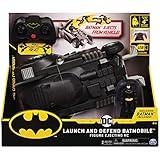 DC Comics -BATMAN - BATMOBILE RC DELUXE - Funkgesteuertes Auto mit Batman A Ejektorfigur - 6055747 - Kinderspielzeugspiel, 1er Pack