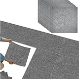 20 Stück Teppichfliesen Selbstklebend, Auslegware Teppichboden 30 x 30 cm, Teppich zum Zuschneiden, Teppichfliesen Selbstliegend, Rutschfest, Waschbaren Teppichfliesen Sind Verschleißfest