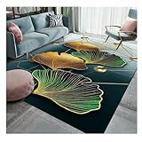Kunsen Küchenteppich rutschfest Abstrakter Stil Wohnzimmer Sofa Dekoration Kurze Stapel Sicherheit Anti Rutsch Teppich rund Wohnzimmer Mehrfarbig hochflor Teppich Schallabsorbierend80x160CM
