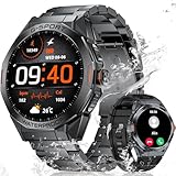 LIGE Smartwatch Herren mit Telefonfunktion, 1.46 Zoll HD Touchscreen Metallarmband Fitnessuhr Herren mit Pulsmesser Schlafmonitor, 100+ Sportmodi, 3ATM Wasserdicht Smart Watch für Android iOS