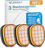 3 Filter für Philips SpeedPro Max Aqua Plus Staubsauger [FC6826, XC7042, XC8045, XC8147, XC8347] – 3 Einlagefilter gegen Feinstaub – Ersetzt FC5005/01 – 1ELEMENT