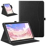 Fintie Tablet Hülle 10.1 Zoll Universal für HotLight/SGIN/PRITOM/DOOGEE/Lville Tablet 10 Zoll, 360 Grad drehbar Schutzhülle für 9-10.5' Tablet Hülle, Schwarz