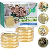 Schimmeltest-Set mit 4 einzelnen Tests – DIY-Form-Test-Set für Zuhause – inklusive detaillierter Anleitung zur Schimmelidentifikation – schneller und zuverlässiger Schimmeldetektor für Zuhause