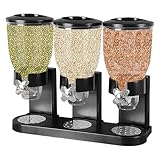 3 Müslispender, Müslispender, 3 Fächer | 2 l Spender, Küchenorganisation und Aufbewahrung von trockenen Lebensmitteln mit großer Kapazität für die Küche für Theke