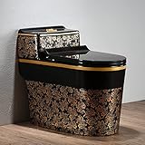 Siphonic Keramik-Toilette, Doppelspül-WC für Hotelbadezimmer, intelligente Stummschaltung, Komforthöhe B-720 x 390 x 630 mm, B-720 x 390 x 630 mm (A 720 x 390 x 630 mm)