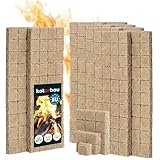KOTARBAU® Set mit 400 Stück - Grillanzünder - Kohleanzünder Anzündkamin - Kaminanzünder - Anzünder für Öfen – Anzünder für Grills und Kamine – Würfel
