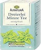 Alnatura Tee, Dreierlei Minze 20 x 1,5 g
