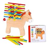 Goki 56950 56950-Stapelspiel-Packesel