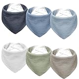 Kewlife gift Lätzchen Baby Musselin Dreieckstuch Baby Halstuch Verstellbare für Junge und Mädchen