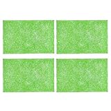 Kühlschrankmatten | 4 waschbare Fridge-Liner | Anti-haftende, wasserfeste, öldichte Küchenunterlage für Wardrobe Cabinets Bedroom Pantry Desk Bathroom
