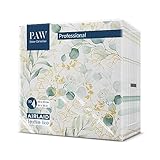 PAW - Servietten aus Airlaid - Stoffähnlich (40 x 40 cm) I 50 Stück I Ideal für Hochzeit, Taufe, Kommunion, Geburtstag I Stoffservietten - Blätter, EukalyptusI Farbe: Golden eucaliptus