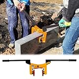 Pflastersteinheber, Verstellbare Manuelle Pflastersteinheberklemme, Schwerlast-Plattenheber für Bordsteine, Gehwegplatten, Bordsteine, Ziegelsteine