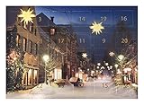 Laktosefreier Adventskalender mit Nougat-Füllung und weißem Schoko-Überzug (VEGANE SCHOKOLADEN-MANUFAKTUR) 300g