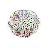 100 Stück 10 x 10 cm Quadrate, gemischte Farben, Baumwollstoff, Patchwork, Nähen, Kleidung, handgefertigt, DIY, Handwerk
