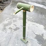 XAoSCd Springbrunnenpumpe Für Vögel, Bambusbrunnen-Set, Springbrunnen-Set Für Den Außenbereich, Gartendekoration (80 cm)