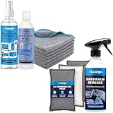 LICARGO Innenraumpflege Set Komplett – 12-teiliges Bundle für die Innenraum & Cockpit Reinigung – Innenraumreiniger, 6x Mikrofasertüchern, 3x Innenraum Pads, Kunststoffpflege & Displayreiniger