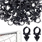 Fußballnetz-Clips – 100 Stück Schrottbefestigungen für Tornetze – Sportmaterial für Spieler hinten – für Hinterhof, Reise, Reparatur, praktisch, Match Turnier