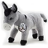 Esel Kuscheltier grau stehend Grauesel Plüschesel Plüschtier Felix - Kuscheltiere*biz
